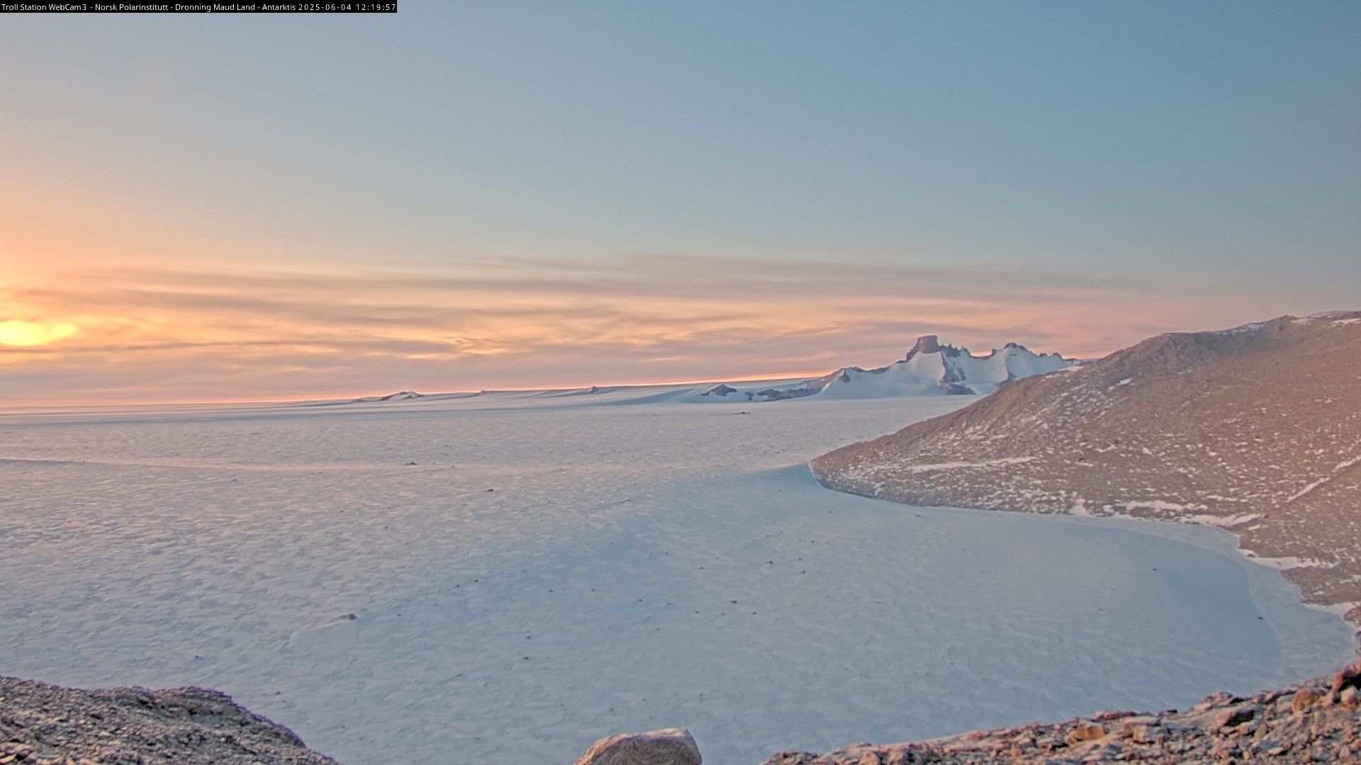 View from the Troll research station.