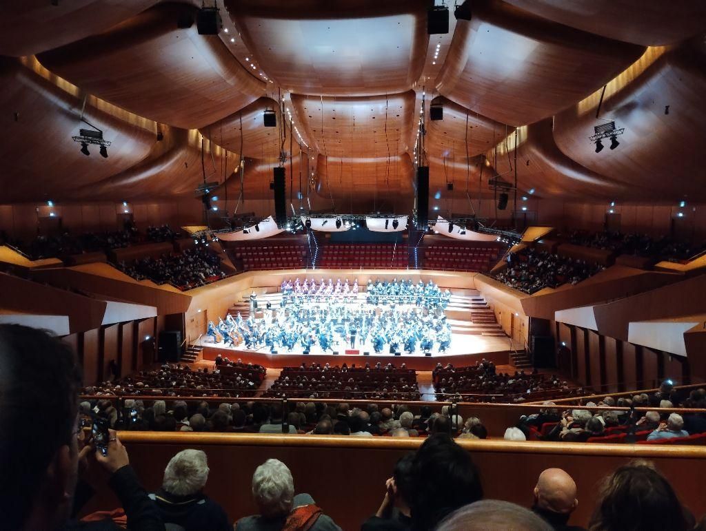 Sala grande dell'Auditorium di Roma