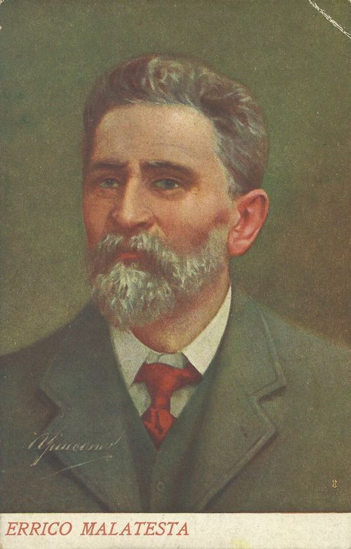 A painting of Errico Malatesta.
