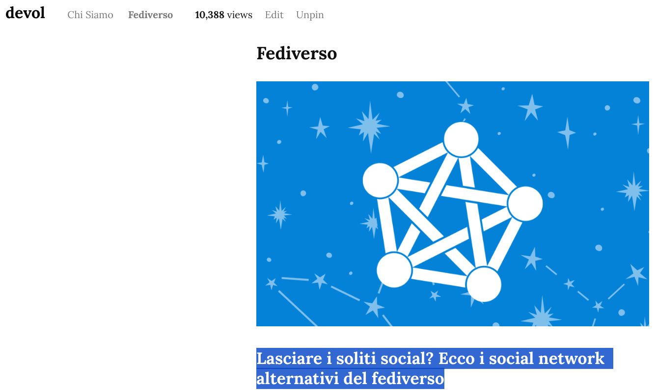 il fediverso by noblogo
