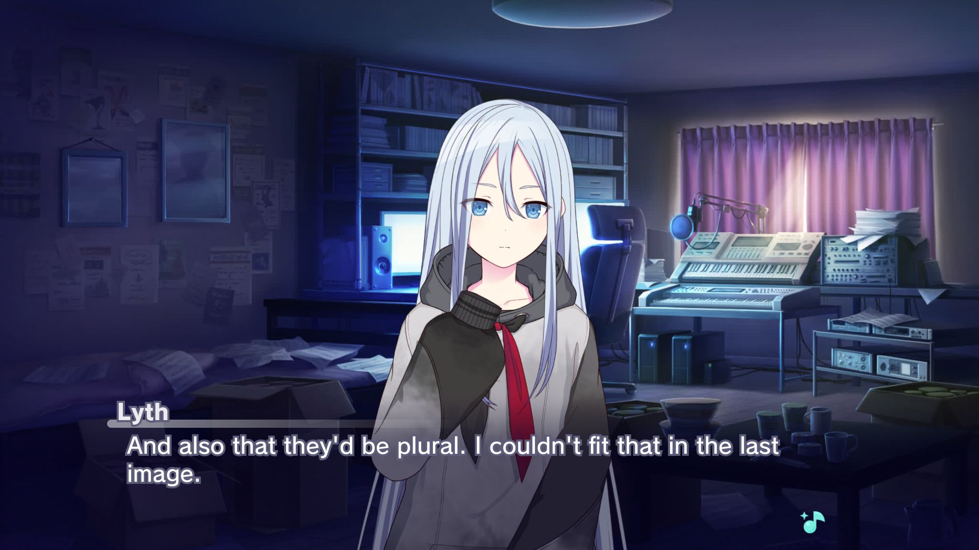 Lyth continues her TagTeam yapping with "And also that they'd be plural. I couldn't fit that in the last image."