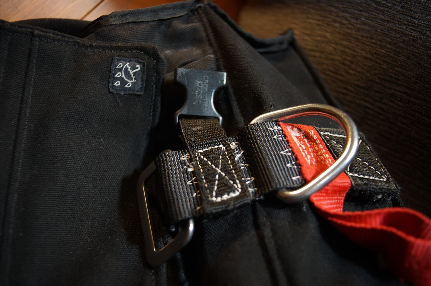 A life vest buckle.