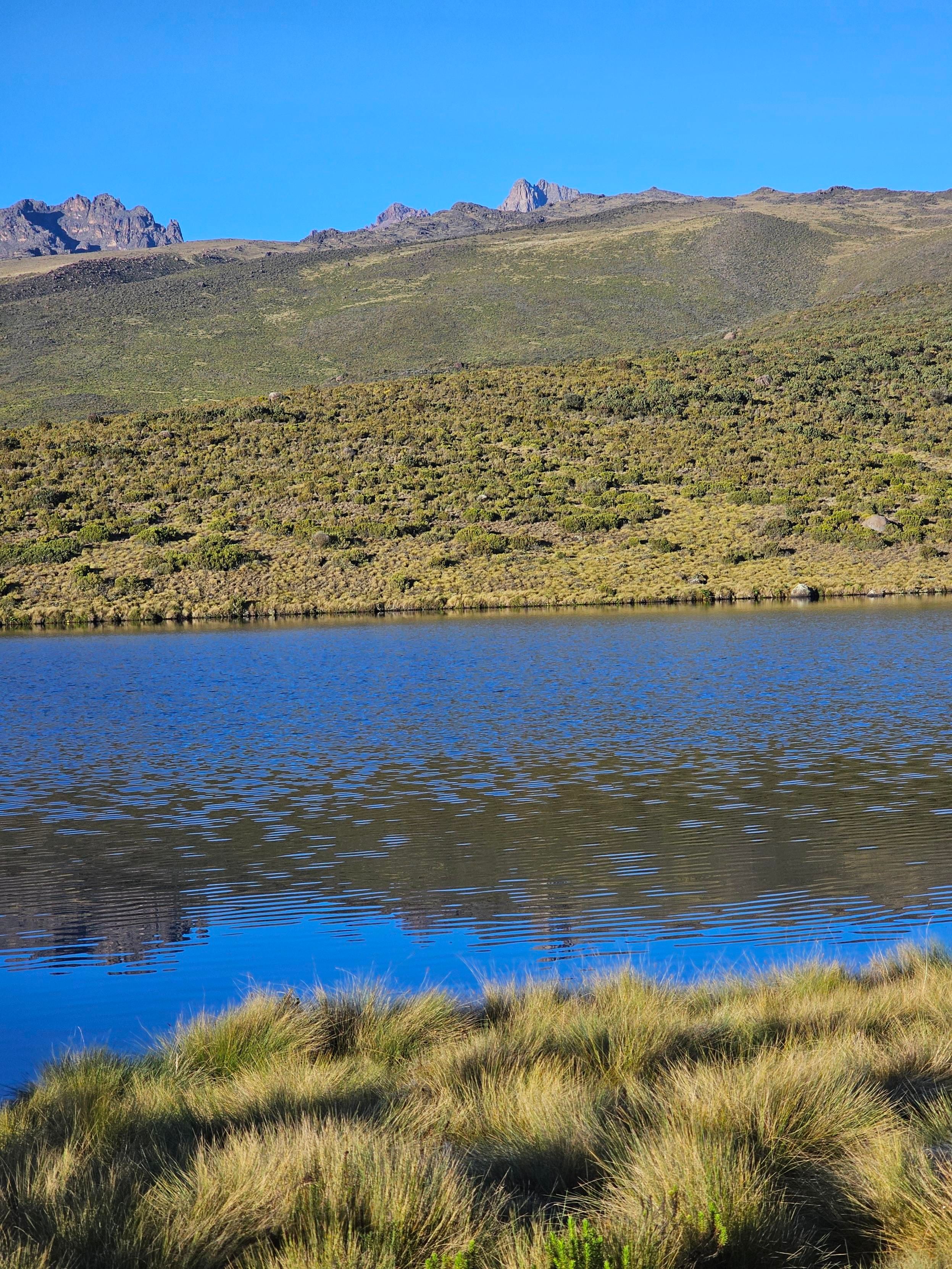 Lake Elis in Mount Kenya 