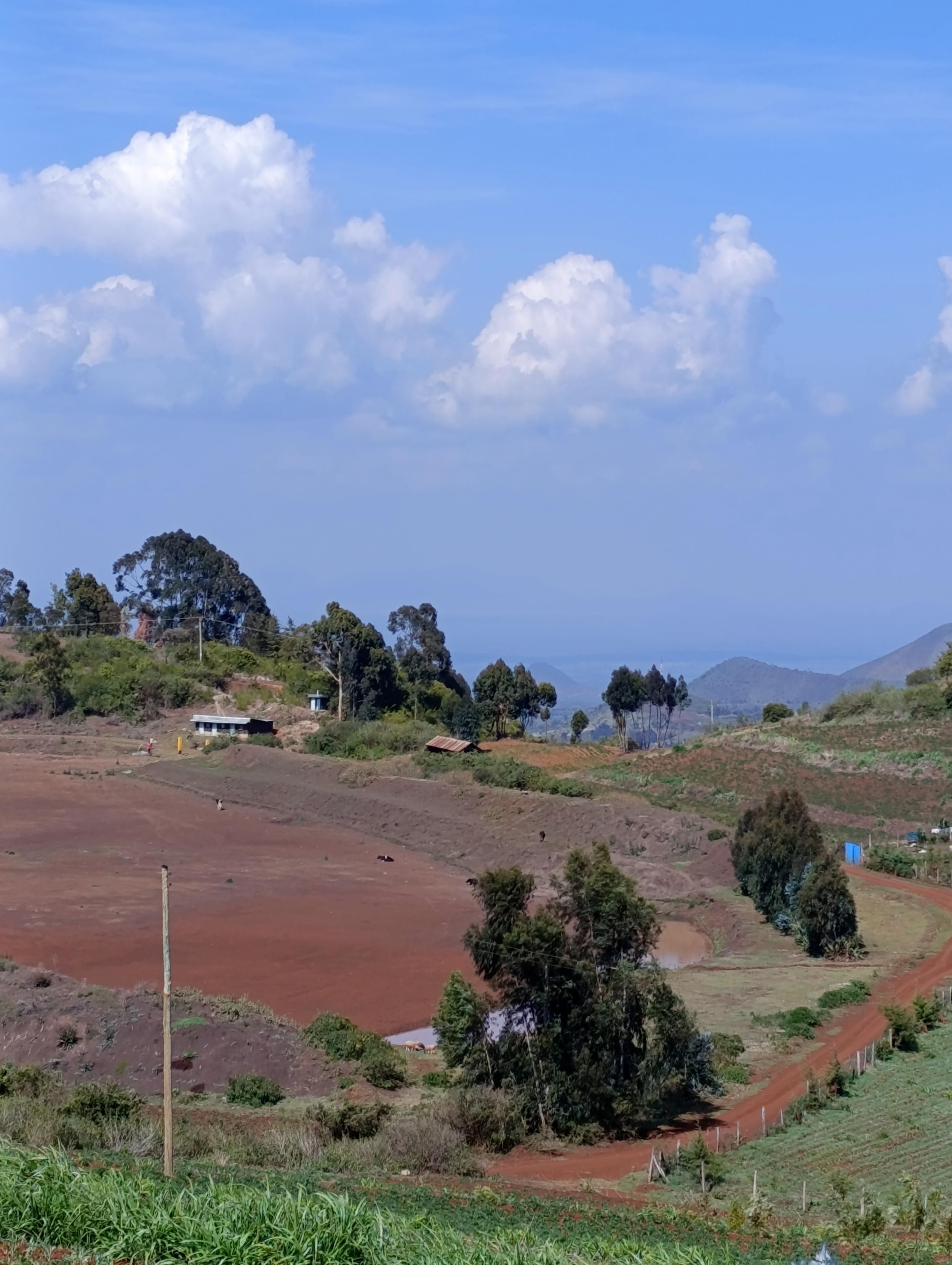 Dried up Baisiglia dam that fetches water from rainfall. 