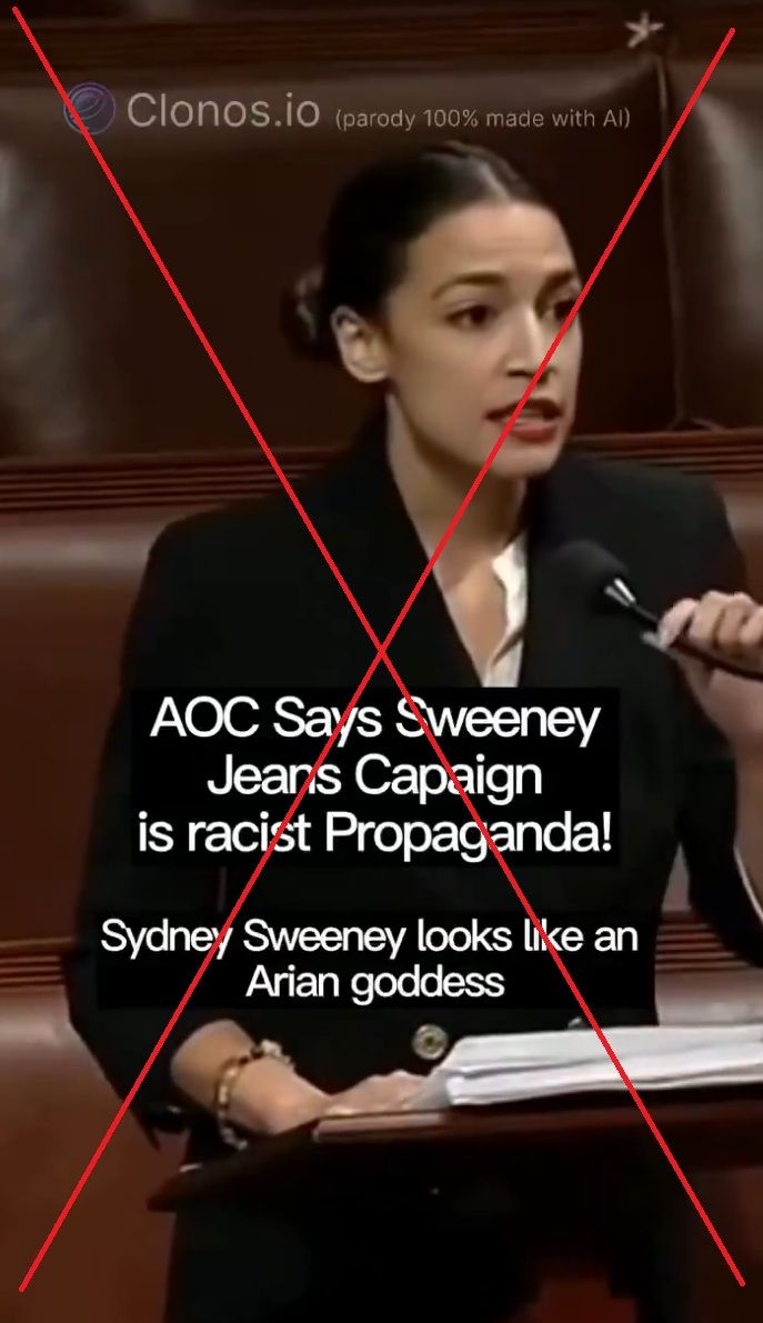 Fake AOC video