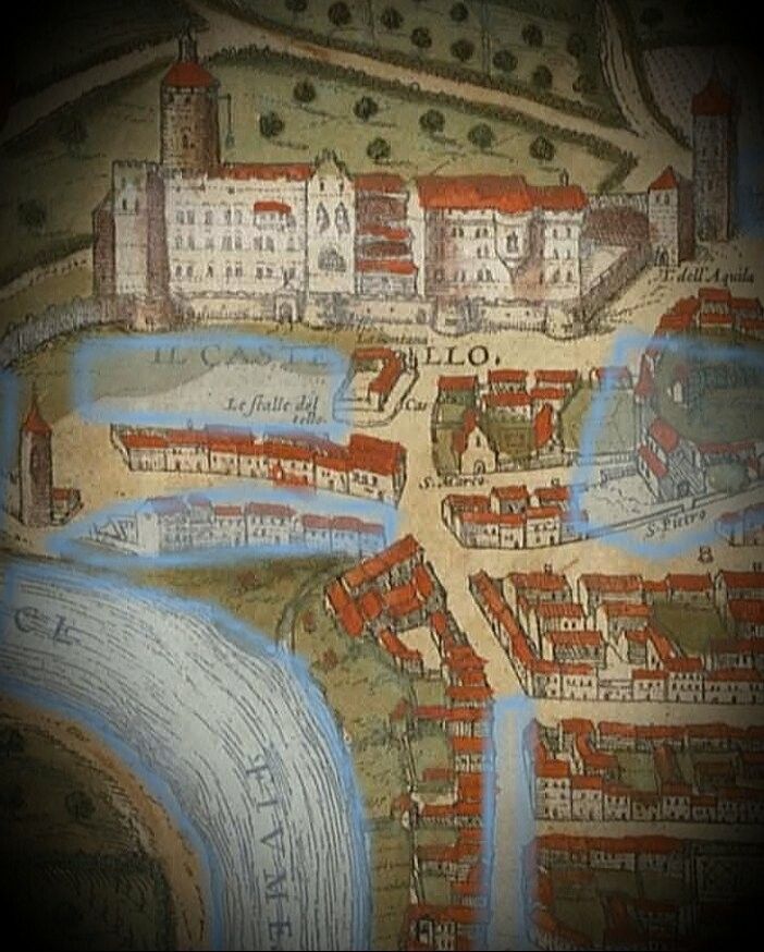 old city map of Trento
