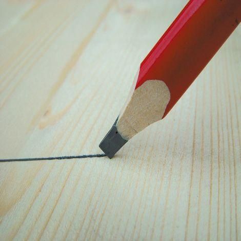 Matita piatta per muratore