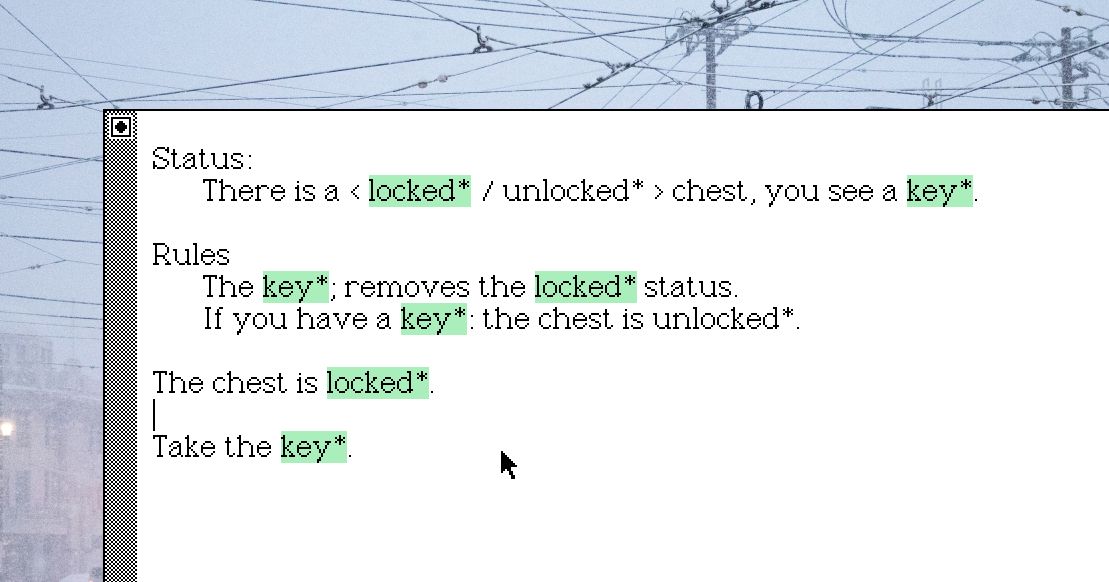 Neural nets powered a notepad's syntax highlight.