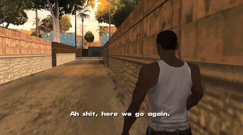 Ah shit, here we go again
(The GTA meme)