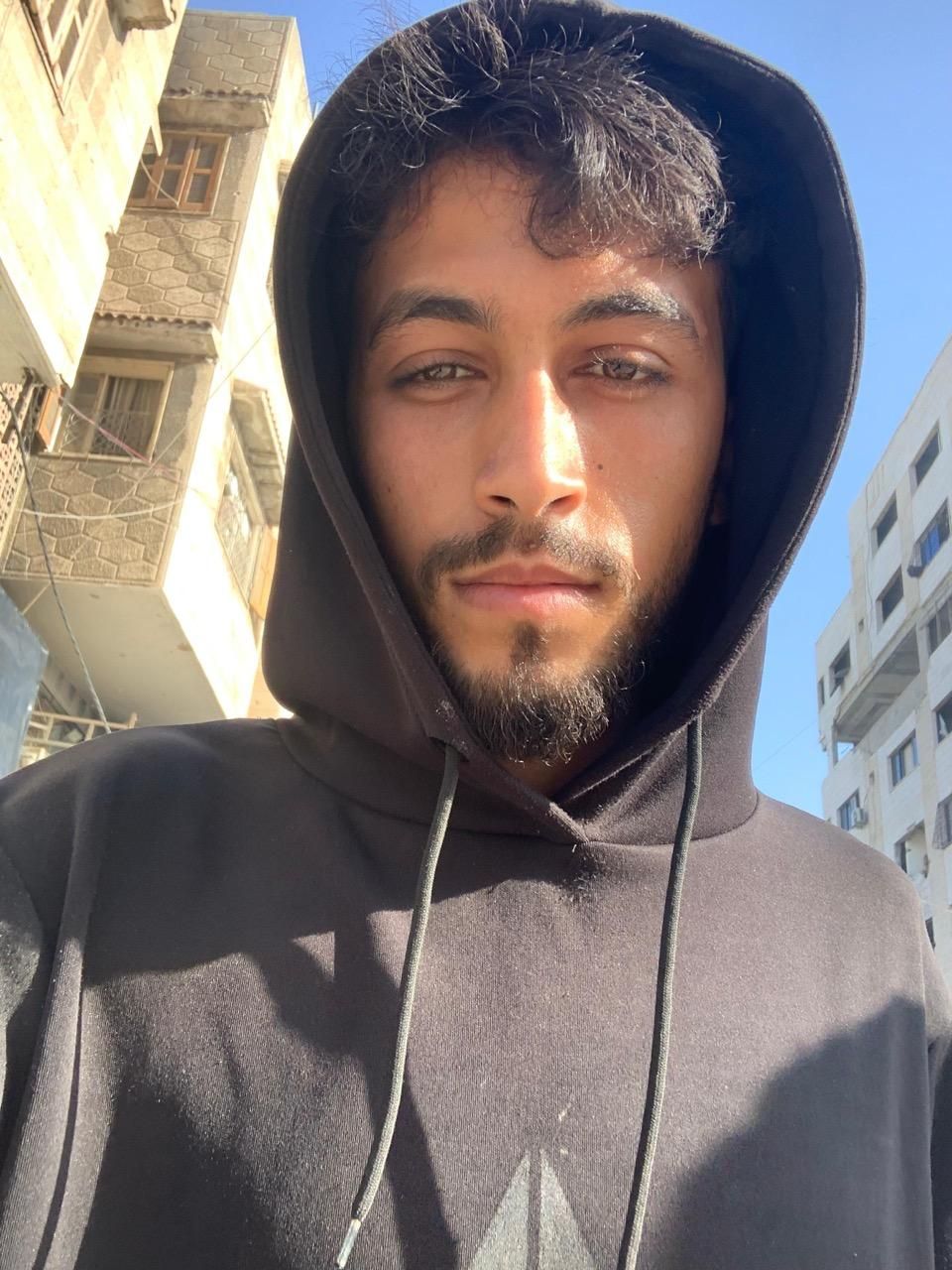 Mohammed Shobair, 23 years old, from Gaza