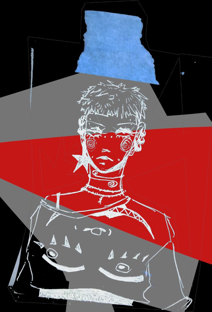 An awesome self portrait by my partner.