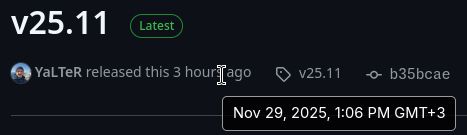 niri release at 1:06 PM