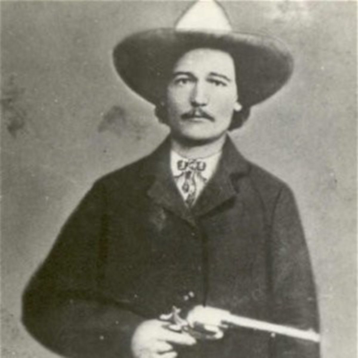 My great-Grandfather Pleasant Luther "Duke" Berryhill with a gun.