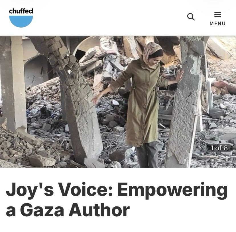 Joy’s voice: Empowering a Gaza writer 