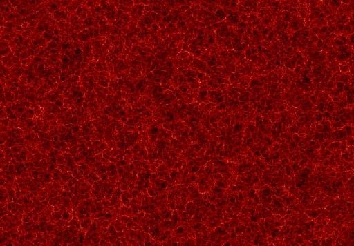 A Slice Through an Artificial Universe