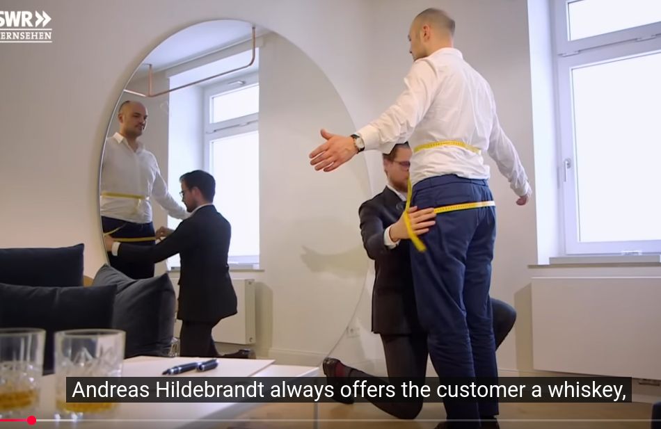 Andreas Hildebrandt always offers the customer a whisky