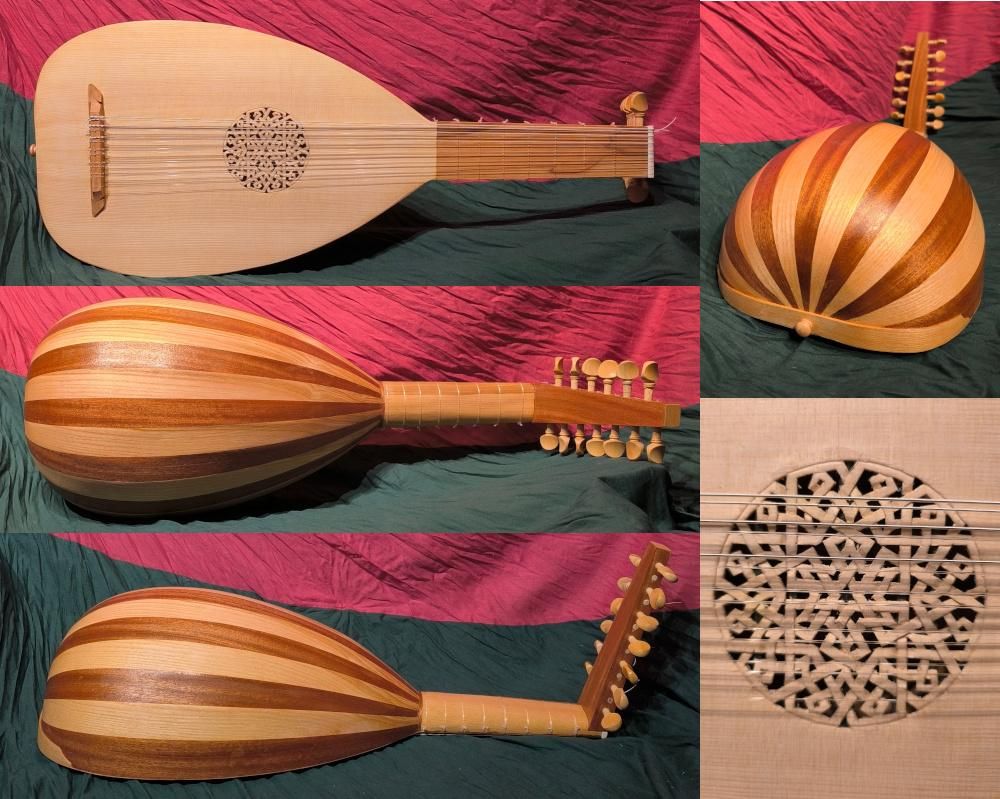 A renaissance lute completed today.