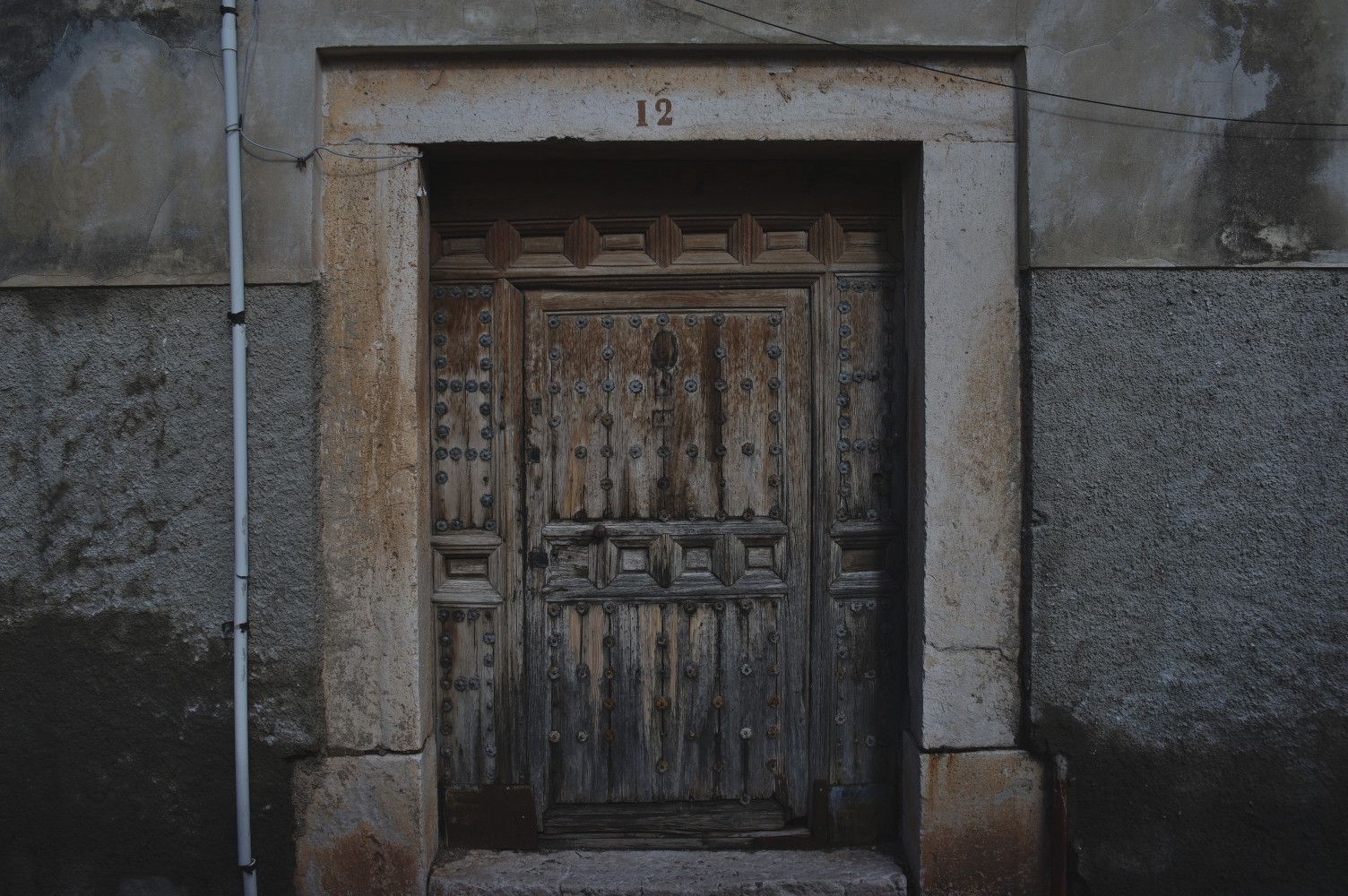 A door unpainted.