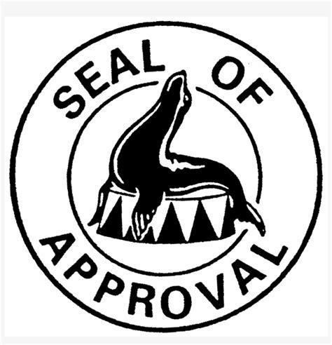 TImbro "SEAL OF APPROVAL" con una foca.