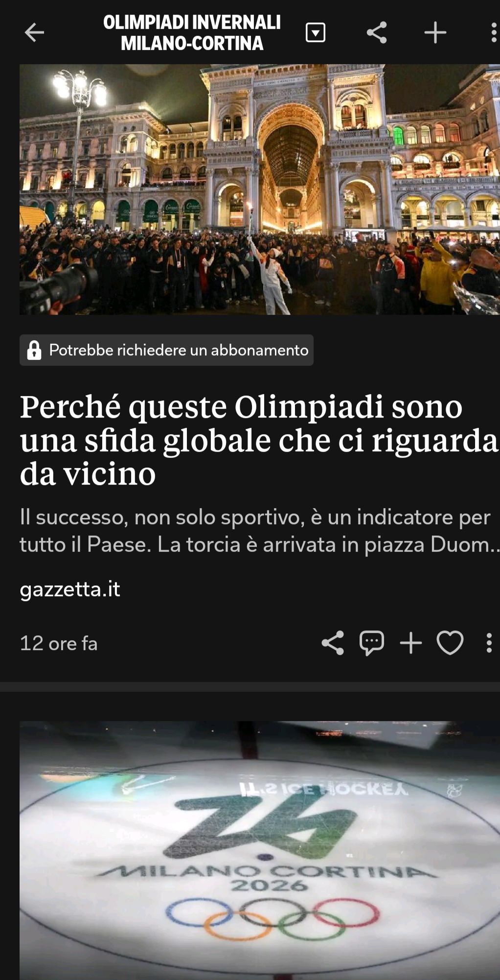 Immagini del solito articolo celebrativo