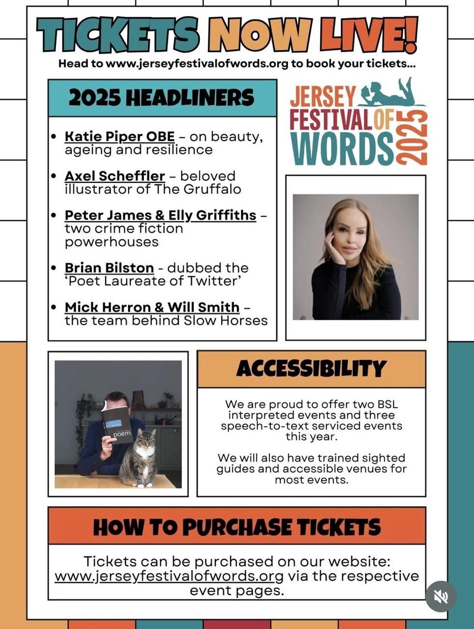 A poster for Bewdley Festival, which runs from 10th to 25 October and features amongst others Jonathan Coe, Ria Lina and Adrian Goldberg.