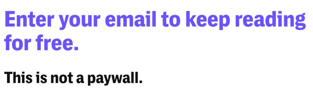Enter your email to keep reading for free 

This is not a pay wall