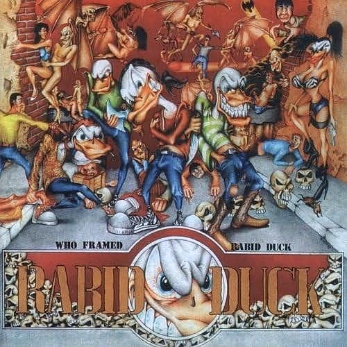 RABID DUCK - Who Framed Rabid Duck (Album Cover)
