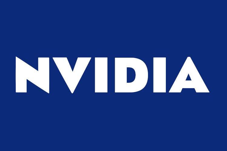Mock-up of the Nivea logo but the text is NVIDIA