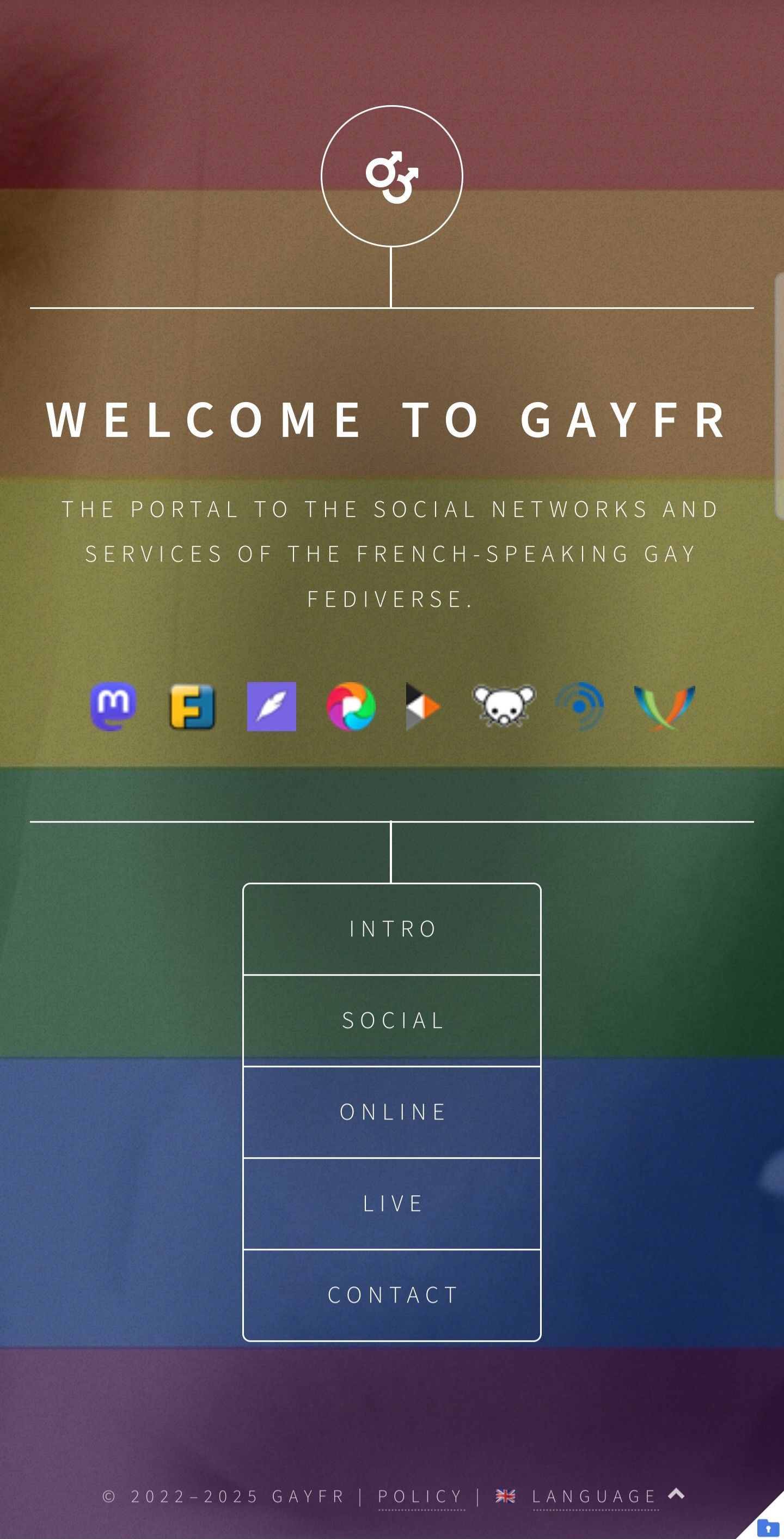 Welcome Portal to the Gay Fediverse at https://gayfr.online