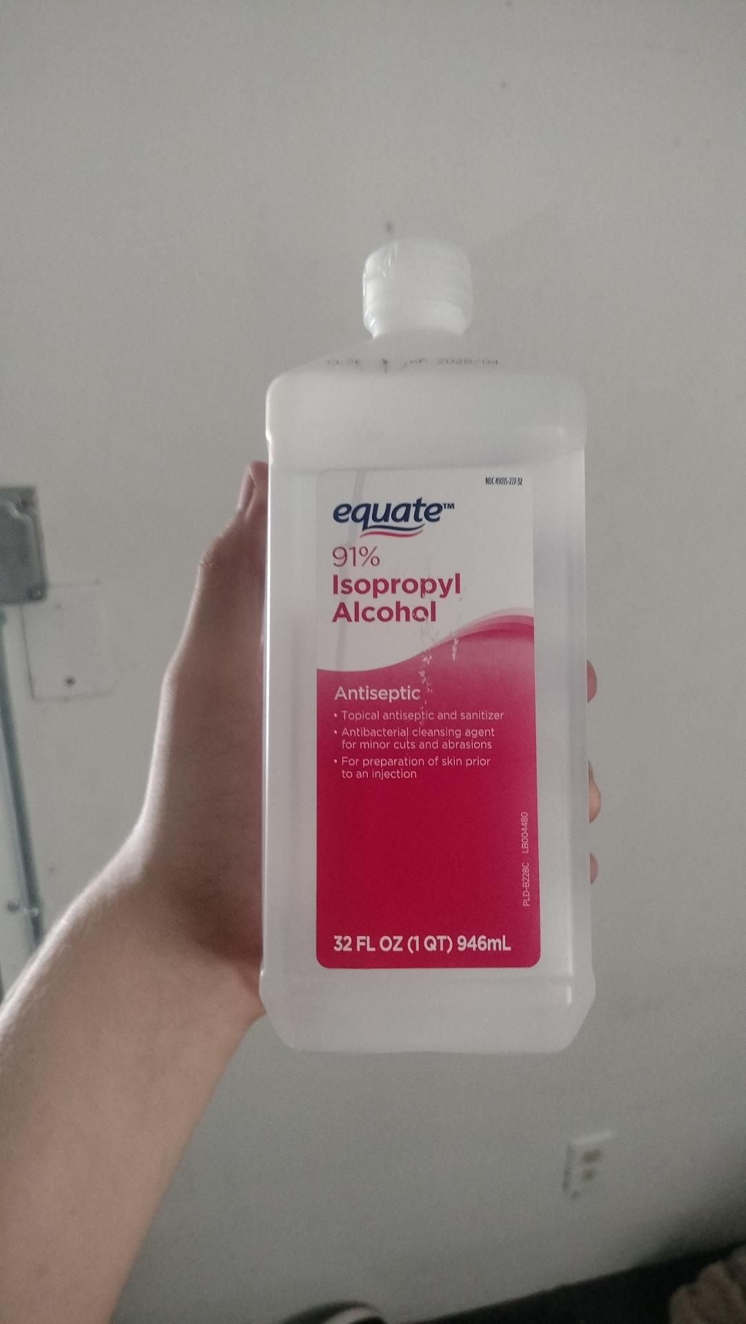 91% isopropyl alcohol
