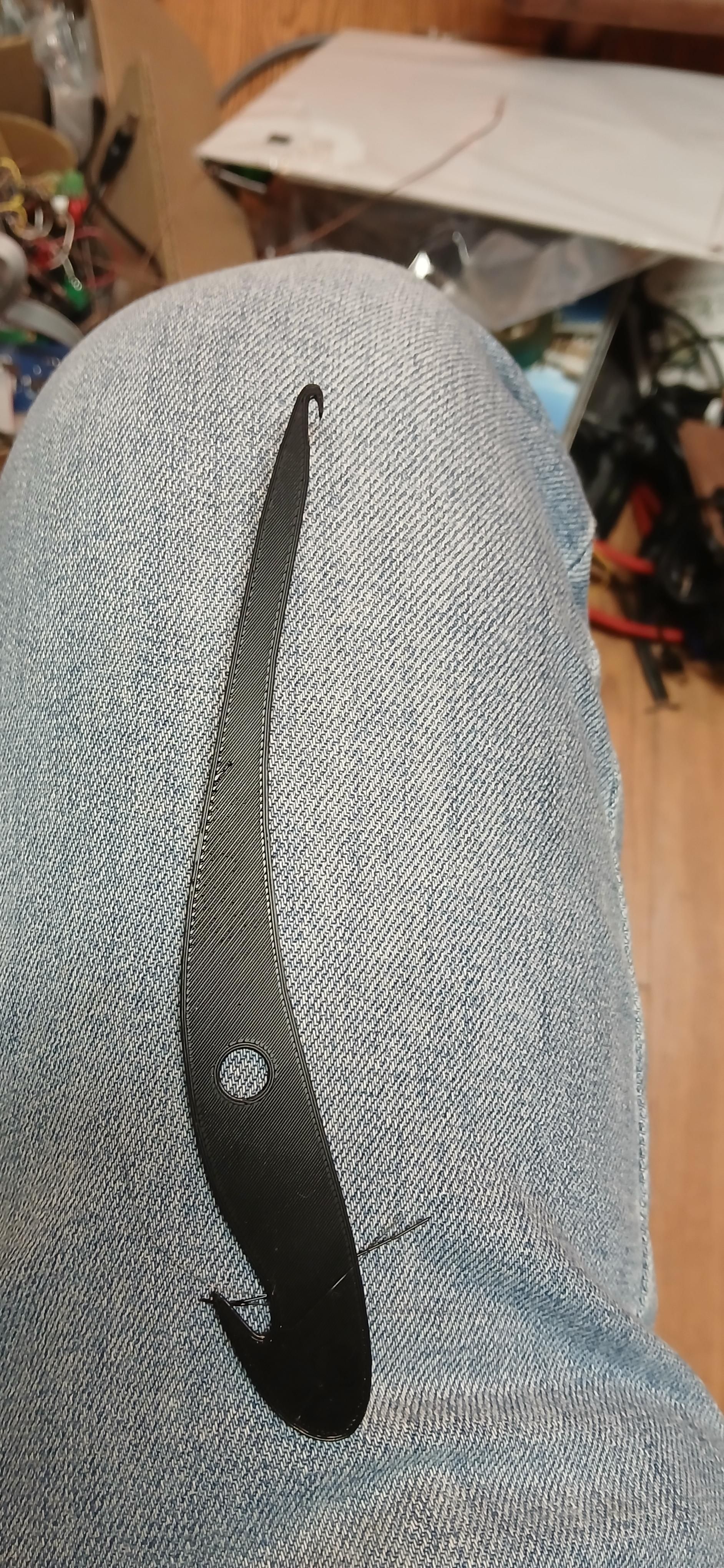 Beater hook, large end, and heddle hook, small end. This is a bad model. I have a better one on printables with a more durable heddle end.