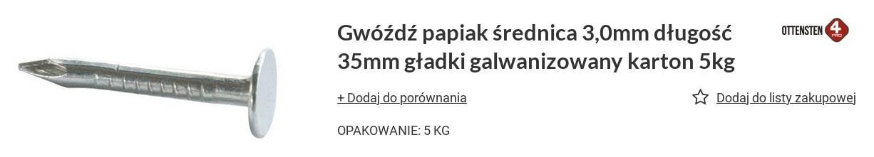 Nail from Poland (Polish).