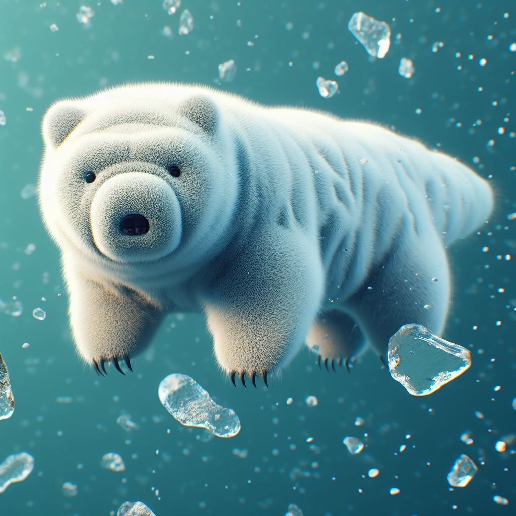 Karhukaisen ja jääkarhun risteytys.