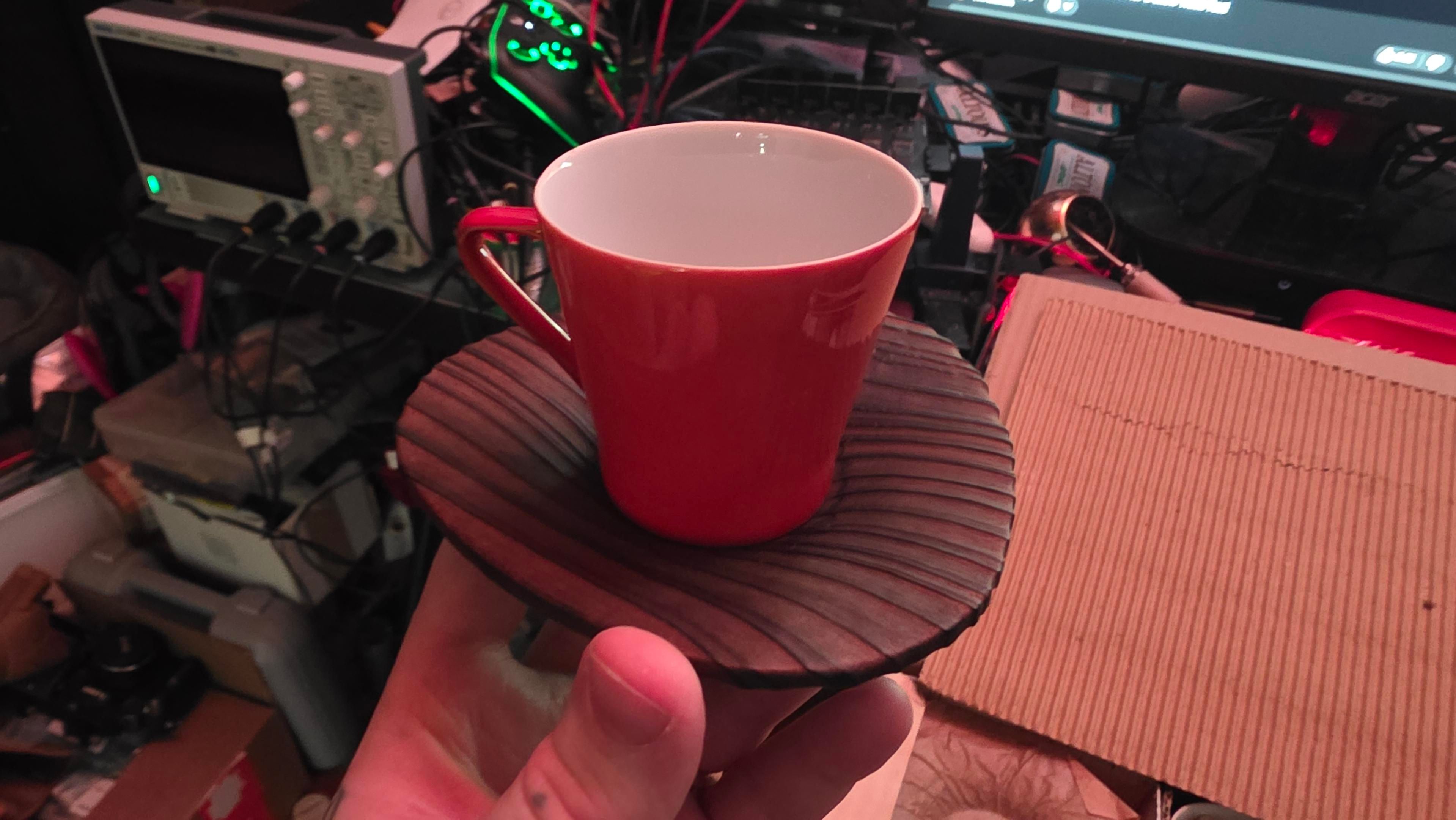 Cup and saucer together