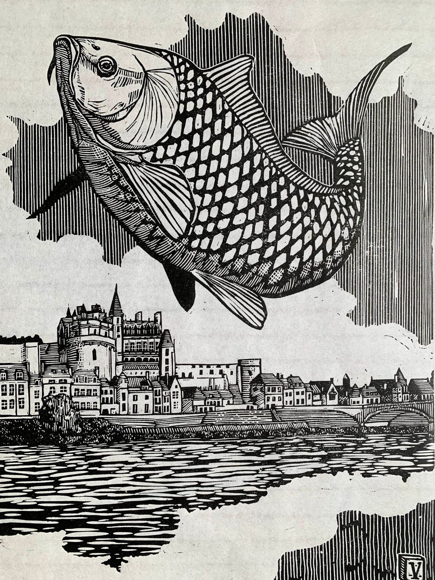 Même estampe vue de plus près.