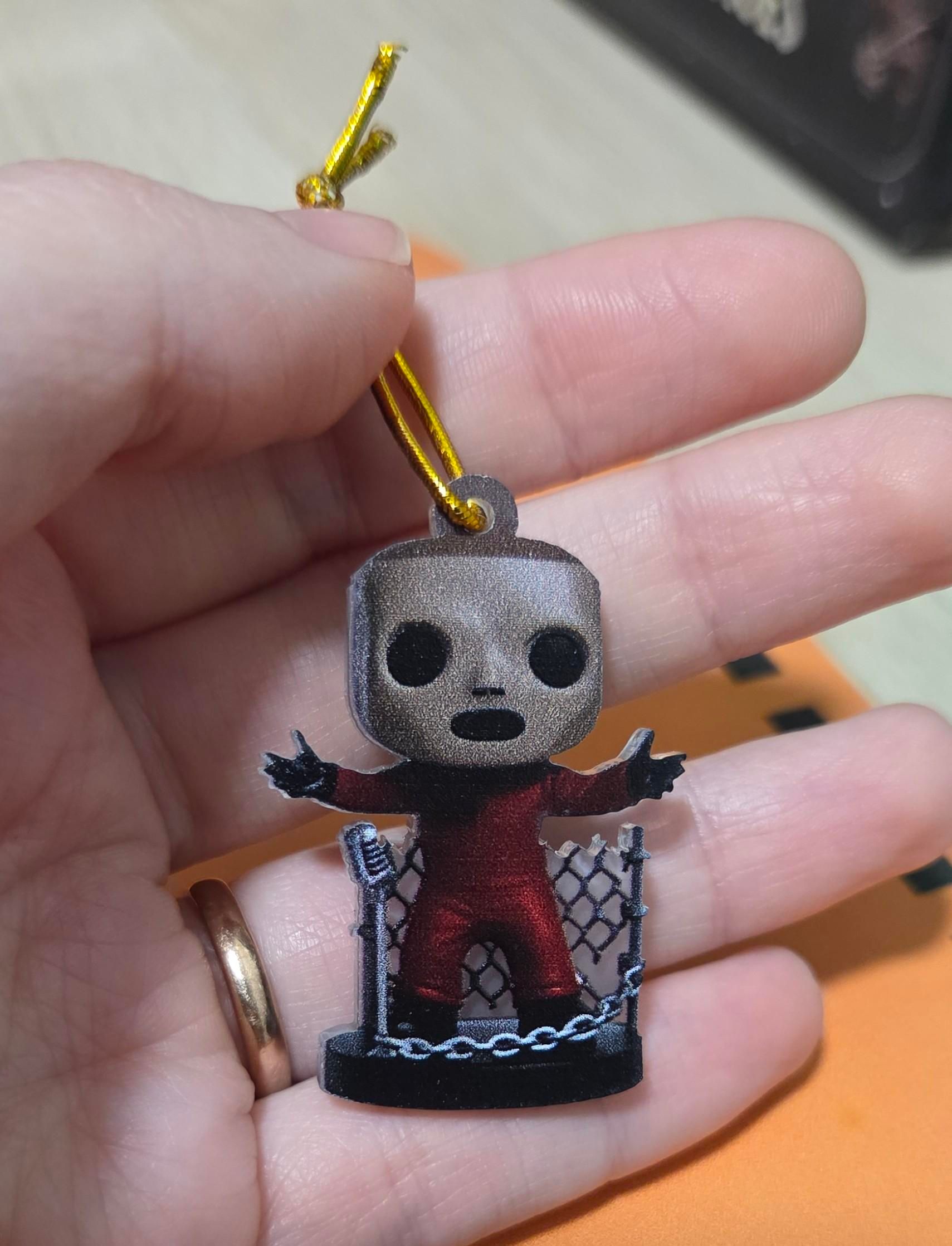 Decorazione in plastica di Corey Taylor versione Slipknot