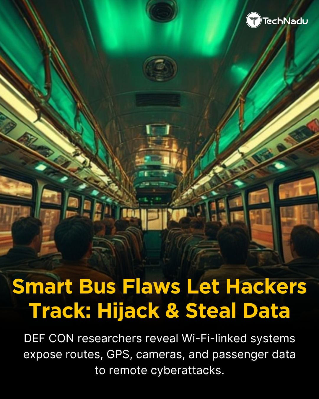 Smart Bus Travellers May Have Their Data Stolen, Routes Changed and Onboard Camera Accessed Due to Wi-Fi Security Gaps
