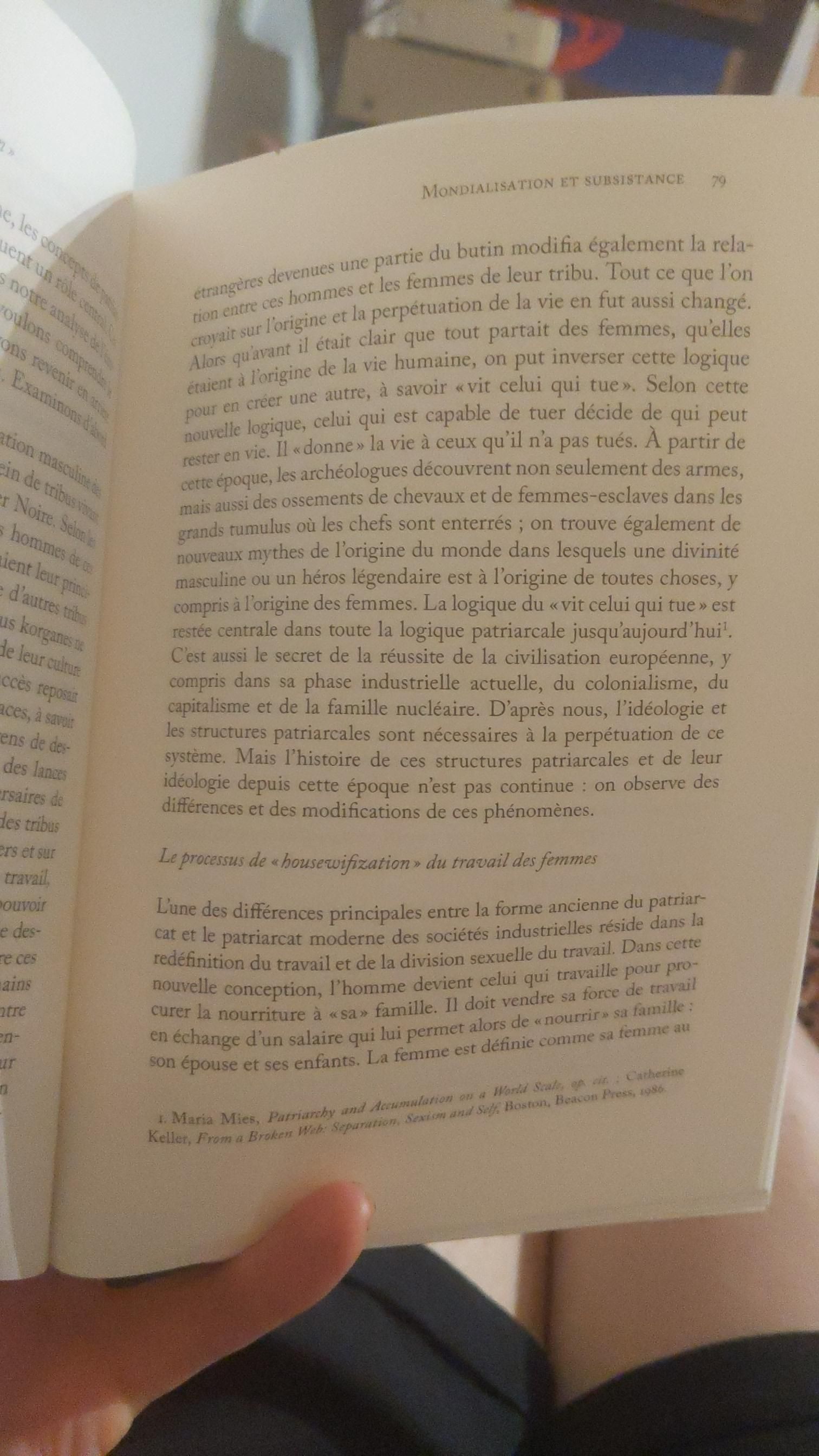 Page de droite du livre