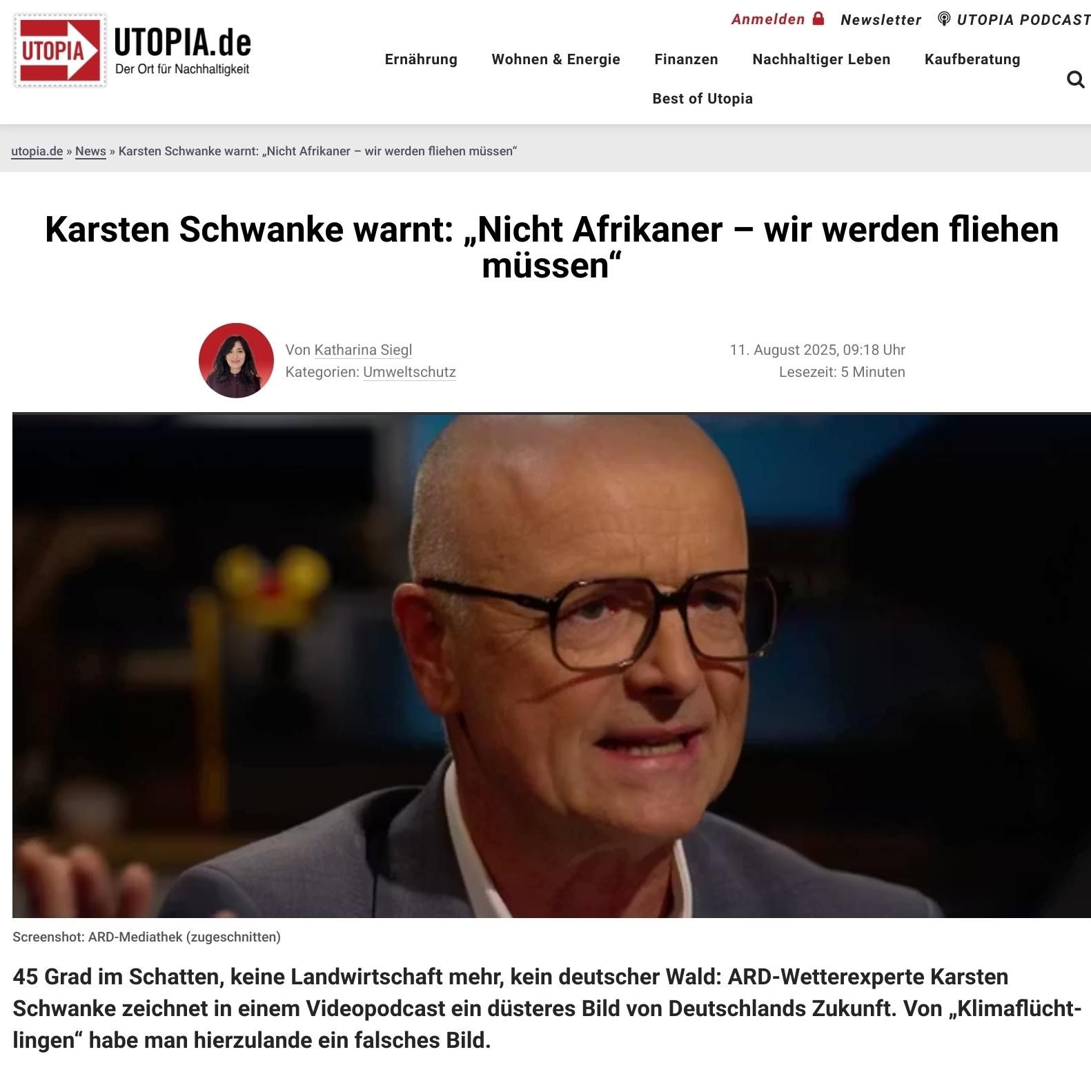 Karsten schwanke, Utopia..