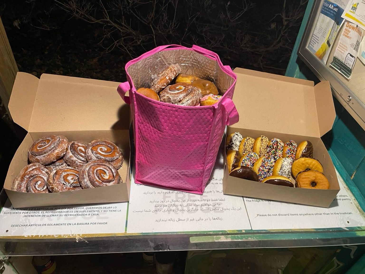 Donuts. Just a whole mess of donuts. 