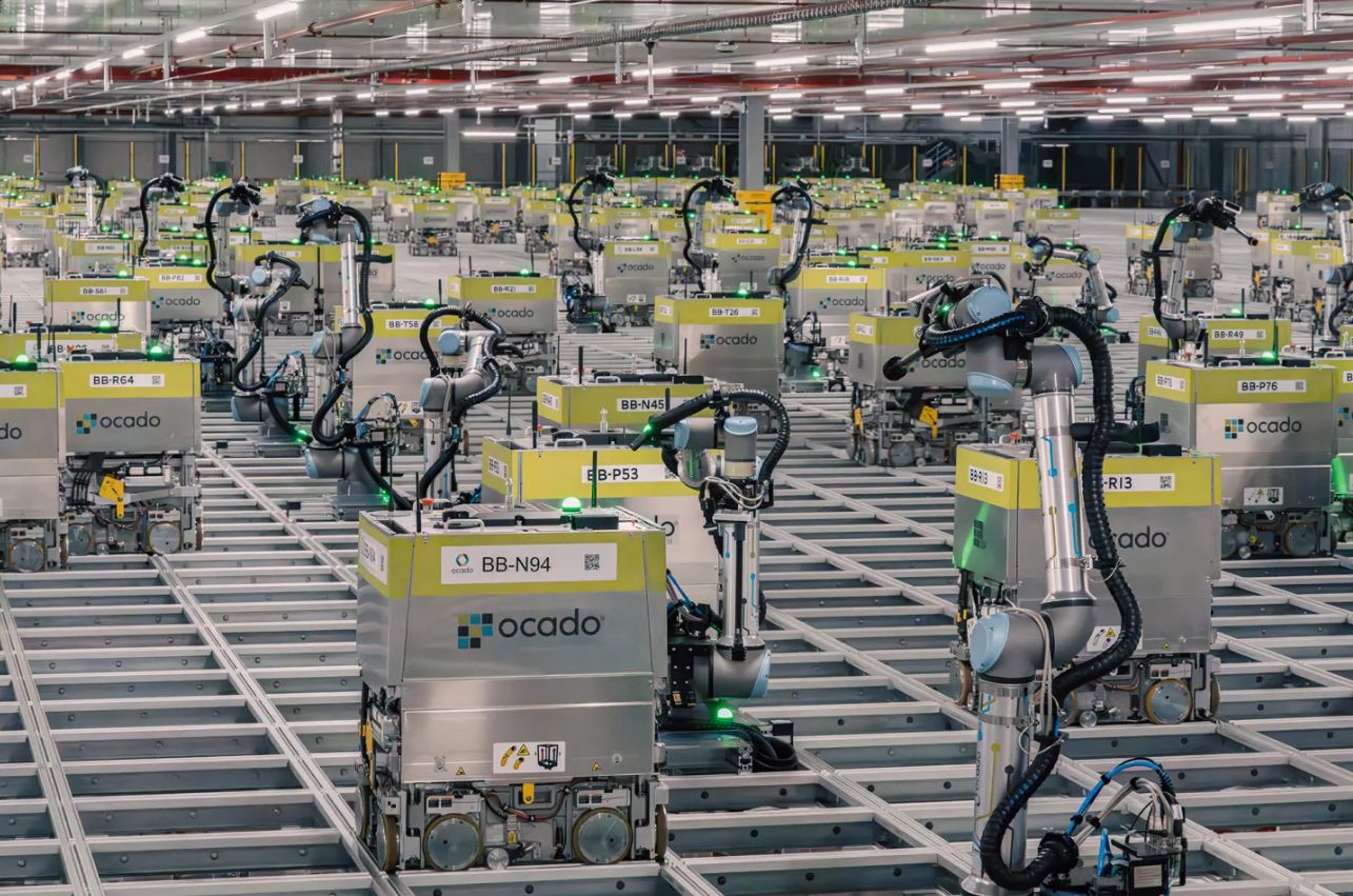 Inside the automated warehouse where robots are packing your groceries.