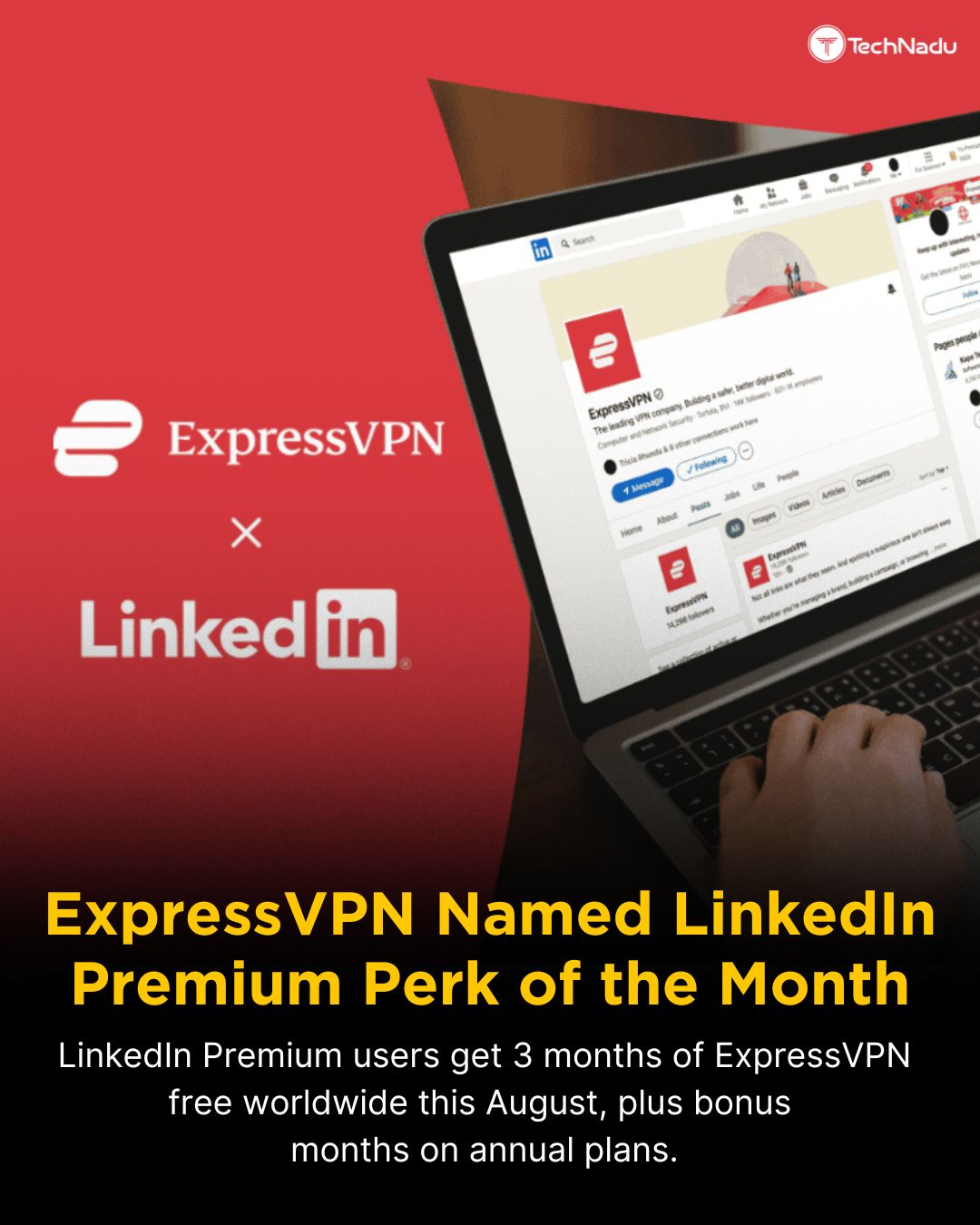 ExpressVPN Named LinkedIn Premium Perk of the Month for August 2025
