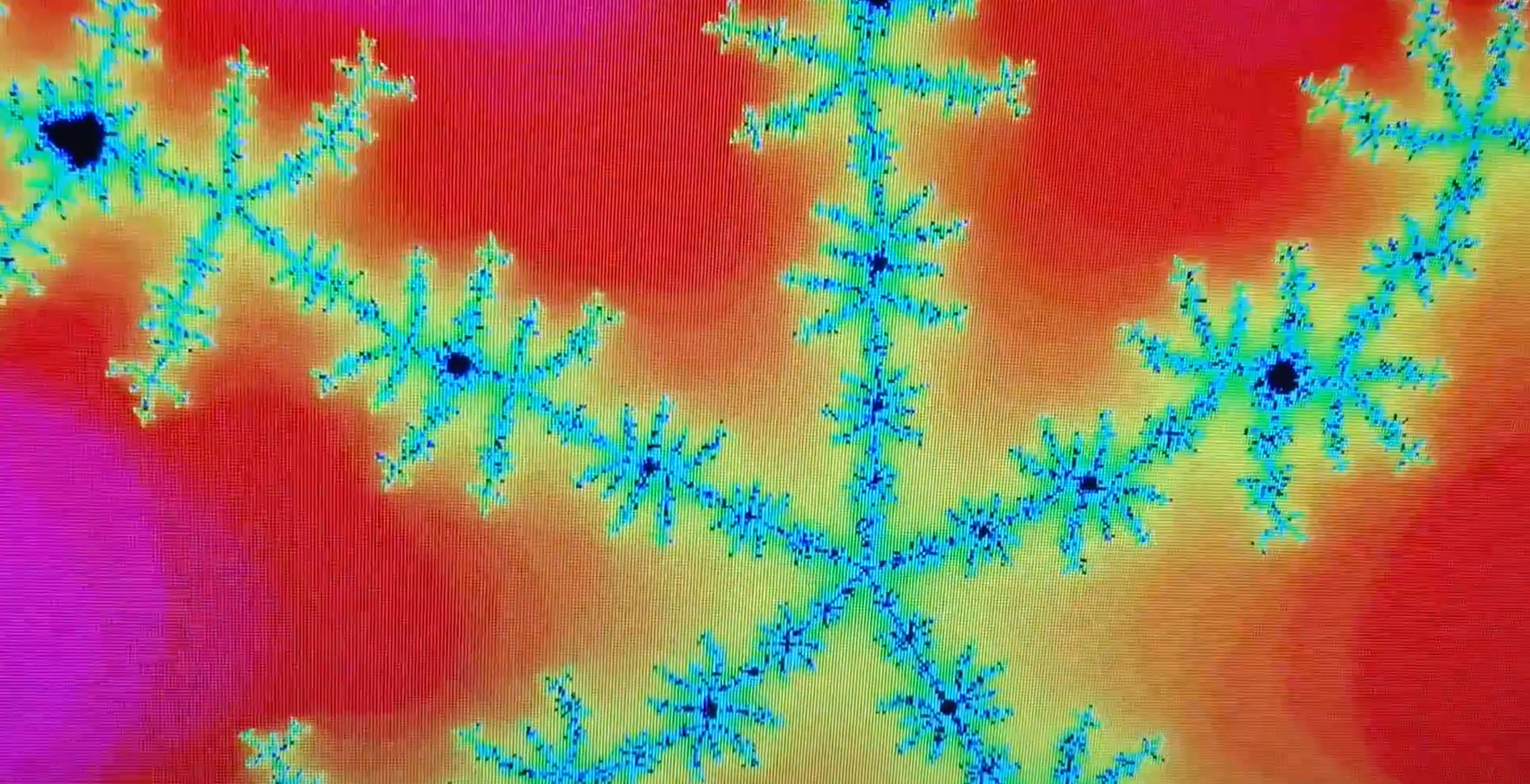 Mandelbrot rendered on an HP 712/100 using Color Recovery tech