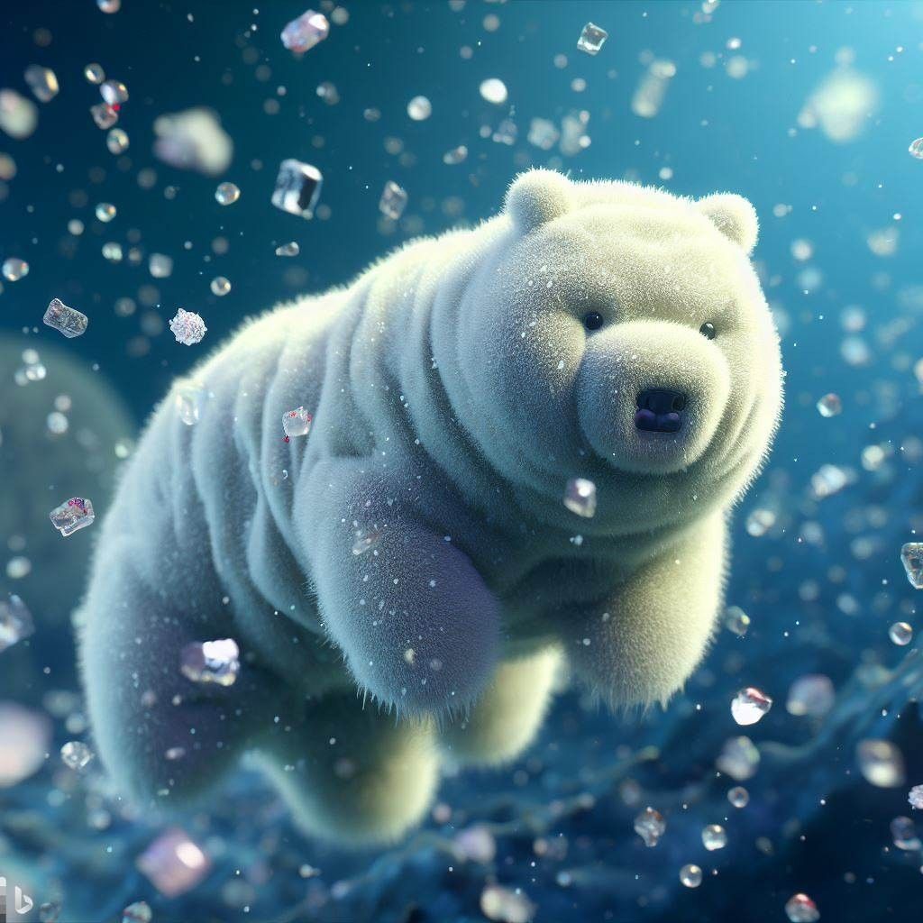 Karhukaisen ja jääkarhun risteytys.