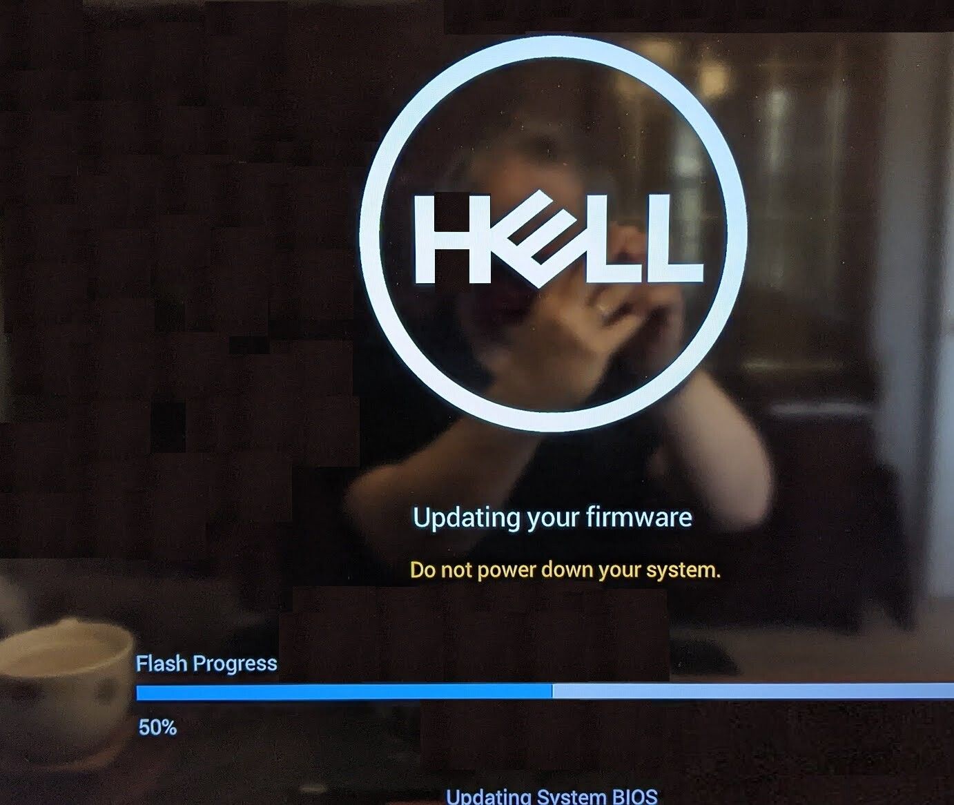 ... in the form of a midday firmware update, scary!