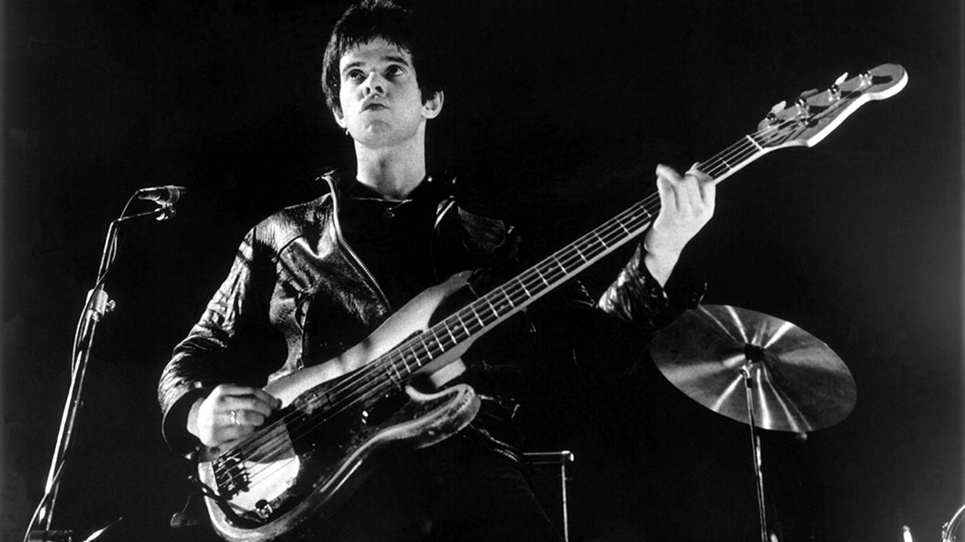 Jean-Jacques Burnel playing bass