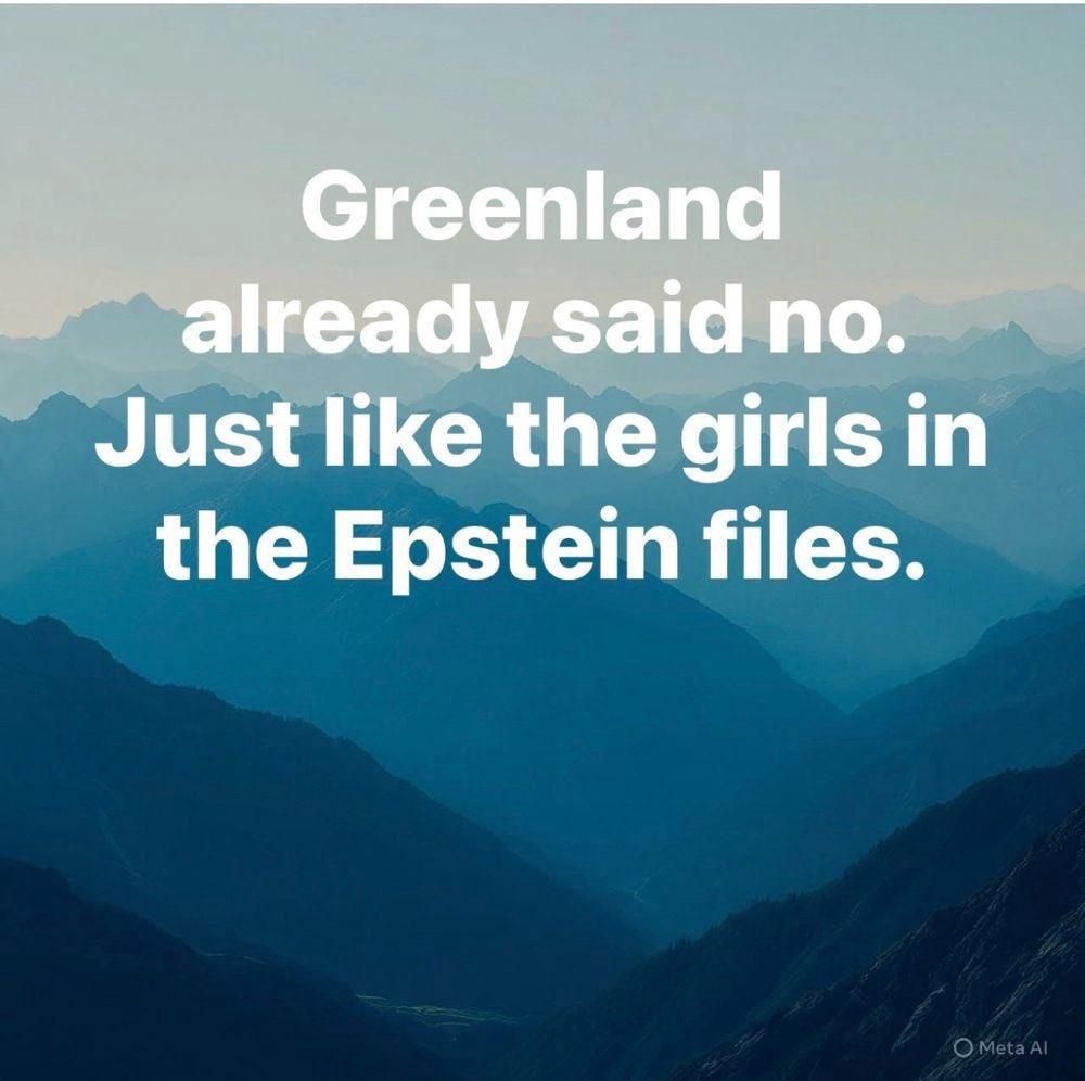 Bild, greenland already said no, just like the girls in the epsteinfiles