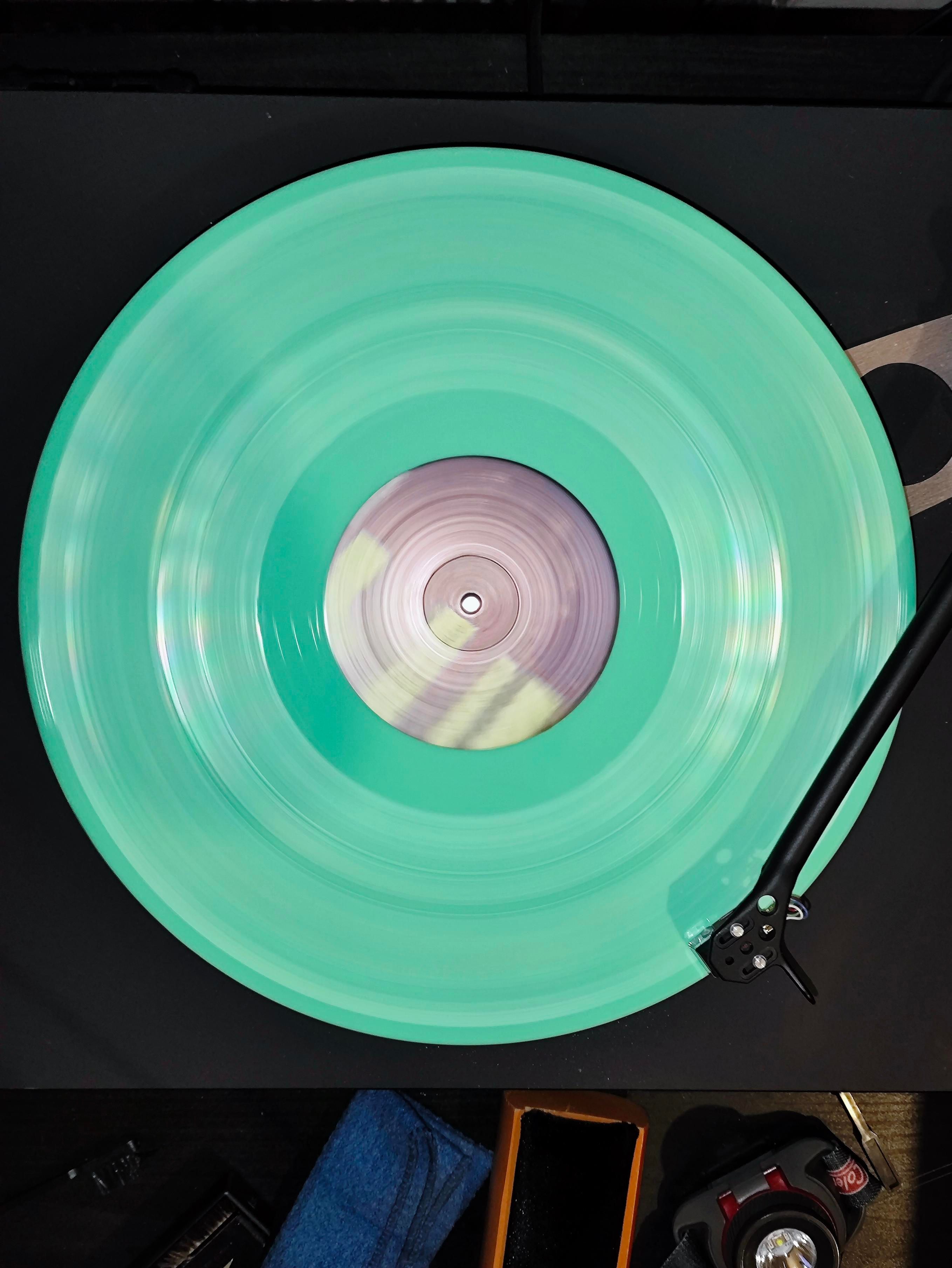 Pale green vinyl 