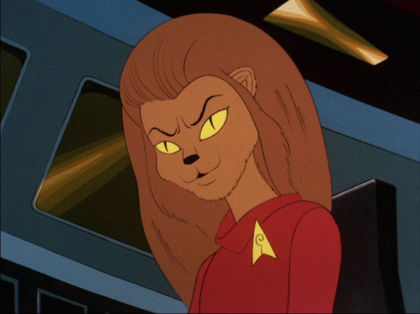 Lt. M’Ress is displeased with Commander Scott.