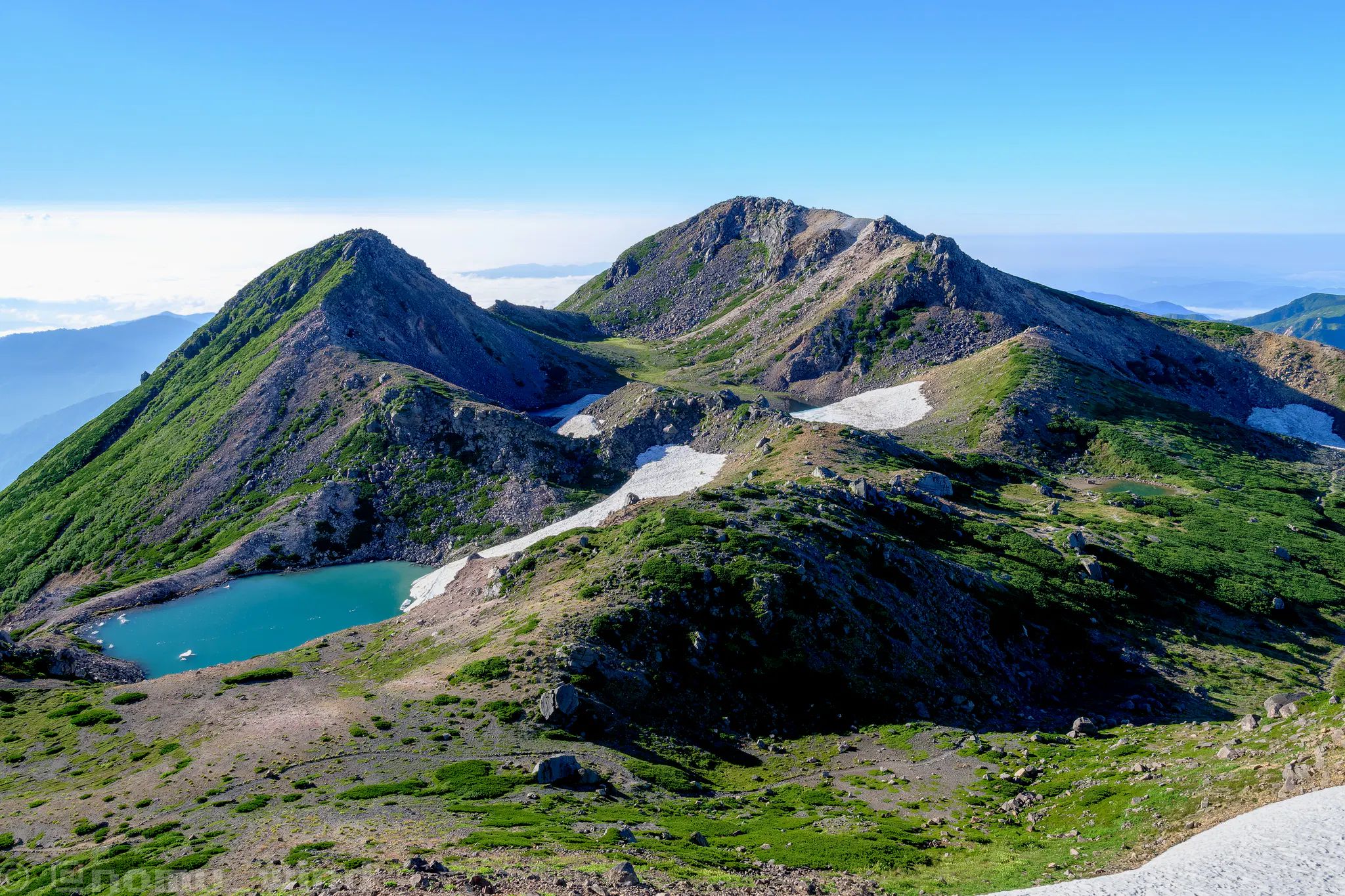 白山 大汝峰から
